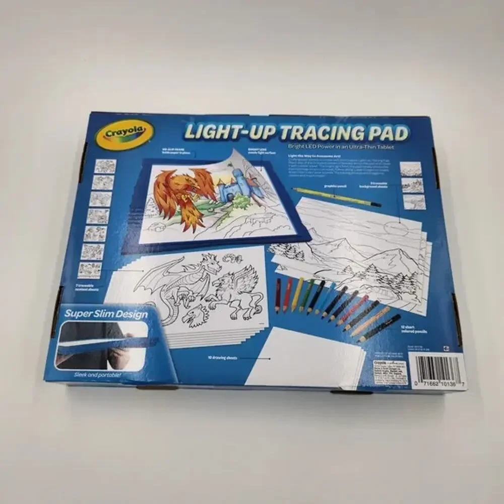Crayola Light-Up Tracing Pad, Blue, Colored Pencils, Arts & Craft Supplies, Art